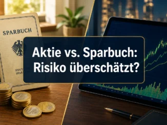 Aktie vs. Sparbuch und Tagesgeld: Warum Wertpapier-Risiko oft überschätzt wird