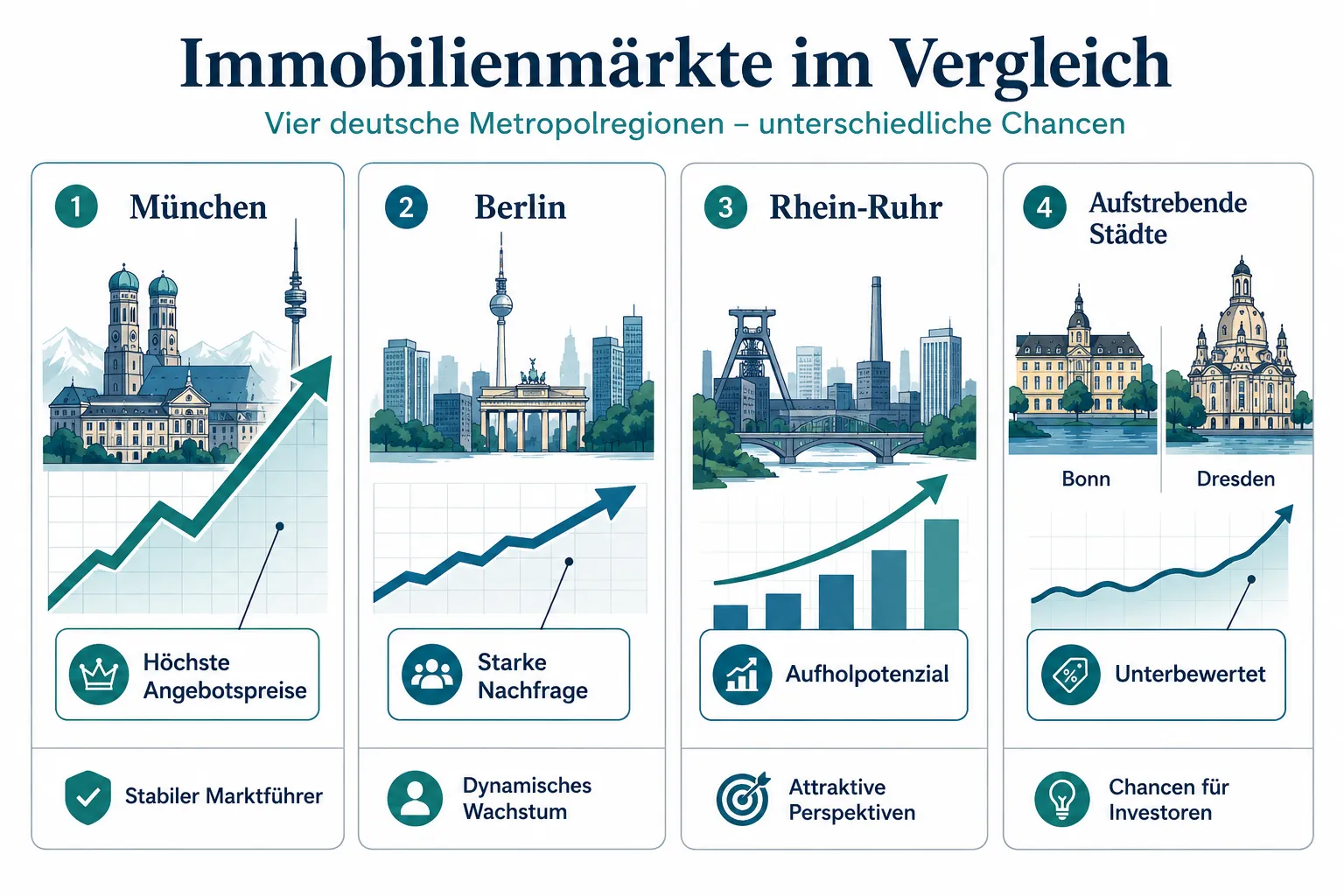 Immobilienpreise in Metropolregionen: Wo Makler 2026 die besten Wachstumschancen finden 1 Aktuelle Immobilienpreise-Trends in deutschen Metropolregionen 2026