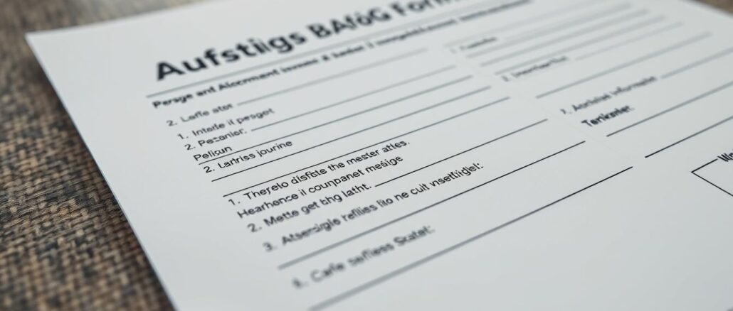 Aufstiegs BAföG Formblatt Z