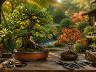 Bonsai aus heimischen Bäumen ziehen: Eiche und Buche richtig beschneiden