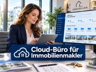 Cloud-Büro für Immobilienmakler: Sicher und hybrid arbeiten mit digitalen Akten und Team-Workflows
