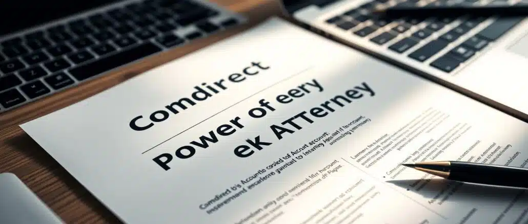 Comdirect Konto Vollmacht