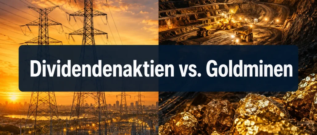 Defensive Dividendenaktien vs. Goldminen: Welche „sicheren“ Titel halten in der Krise besser?