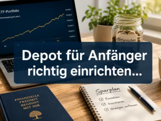 Depot für Anfänger richtig einrichten: Notfallrücklage, Wertpapierdepot und erste Sparpläne