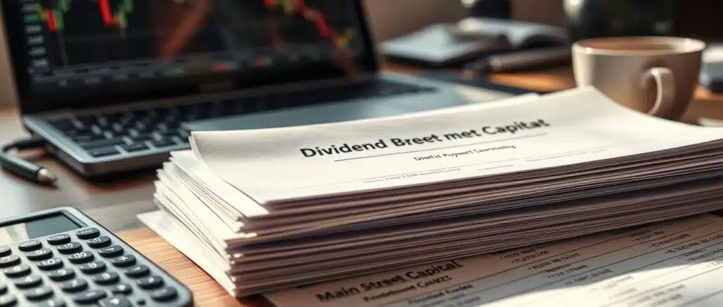 Dividendenauszahlung Main Street Capital
