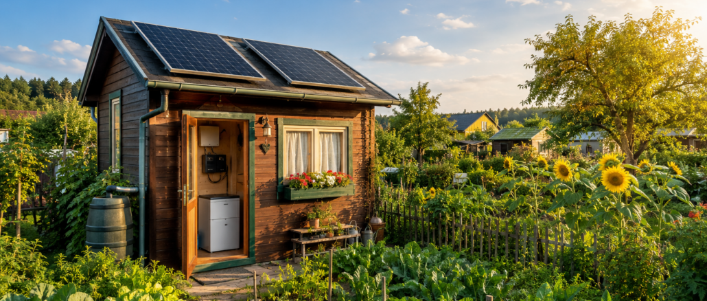 Ein autarkes Solar-Setup für den Schrebergarten berechnen und planen