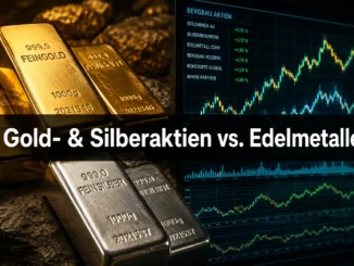 Gold- und Silberaktien vs. physische Edelmetalle: Welche Krisenabsicherung passt zu deinem Depot?