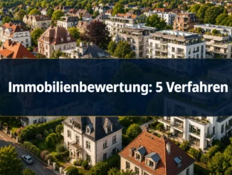Immobilienbewertung verstehen: Die 5 wichtigsten Verfahren einfach erklärt (mit Rechenbeispielen)
