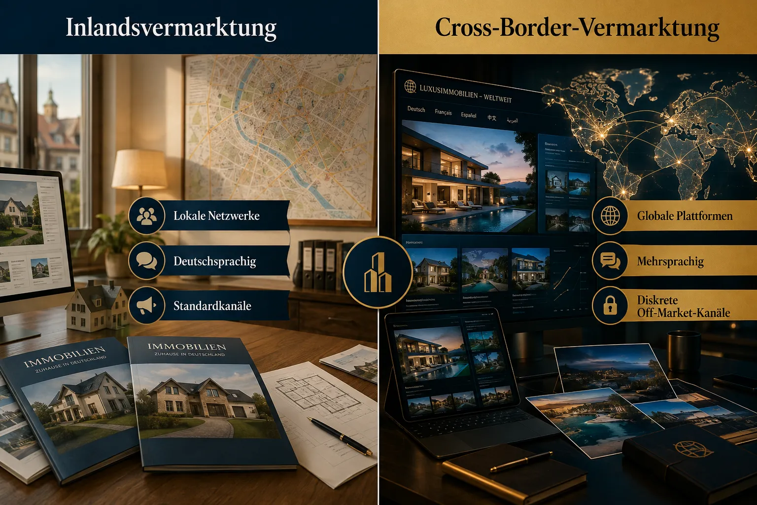 Luxusimmobilien international vermarkten: Cross-Border-Strategien für deutsche Makler 2 Inlandsvermarktung vs. Cross-Border: Was ist der Unterschied?