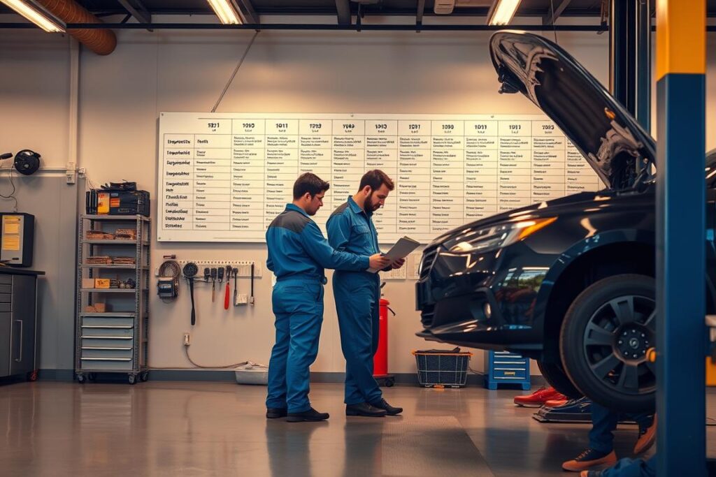Inspektion Intervalle Auto