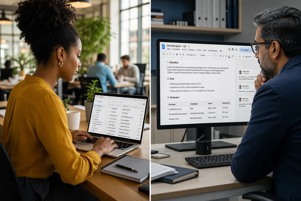 Google Workspace: E-Mails, Cloud-Speicher und Dokumente nahtlos an einem Ort verwalten 2 Ist Google Workspace gut für kleine Teams?
