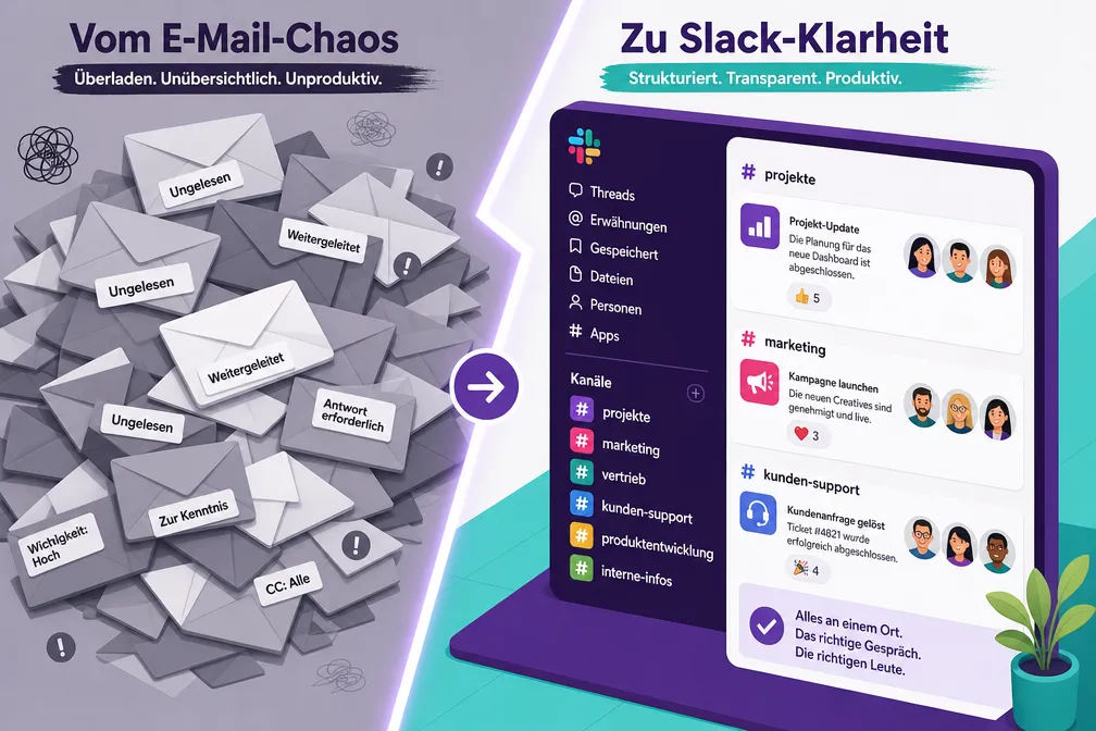 Slack: Kunden- und Teamkommunikation ohne unübersichtliches E-Mail-Chaos 1 Key Takeaways