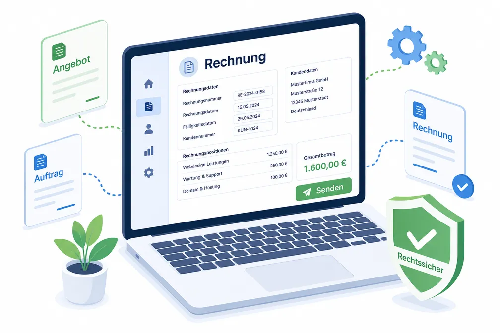 FastBill: Angebote und Rechnungen mit wenigen Klicks rechtssicher erstellen 1 Key Takeaways