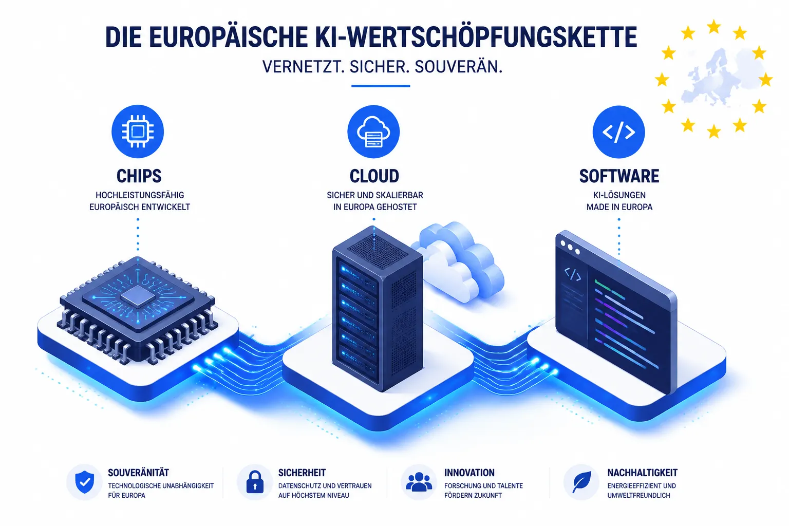 Top KI-Aktien aus Deutschland und Europa: Alternativen zu NVIDIA für langfristige Anleger 1 Key Takeaways