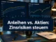 Kurzlaufende Anleihen vs. Aktien: Wie du Zinsänderungsrisiken im Depot steuerst