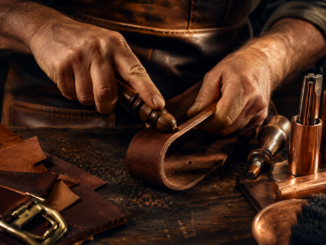 Lederkanten professionell versiegeln und polieren (Burnishing)