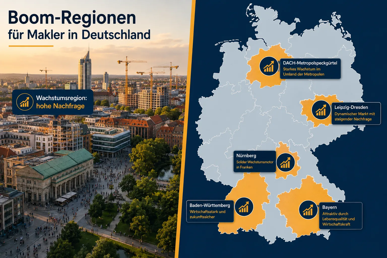 Makler-Akquisition in Wachstumsmärkten: So bauen Sie Ihren Bestand in Boom-Regionen aus 2 Makler-Akquisition für kleine Unternehmen: Ist das möglich?