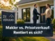 Makler vs. Privatverkauf: Rentiert sich der Makler wirklich? Eine Kosten-Nutzen-Analyse mit Rechenbeispielen