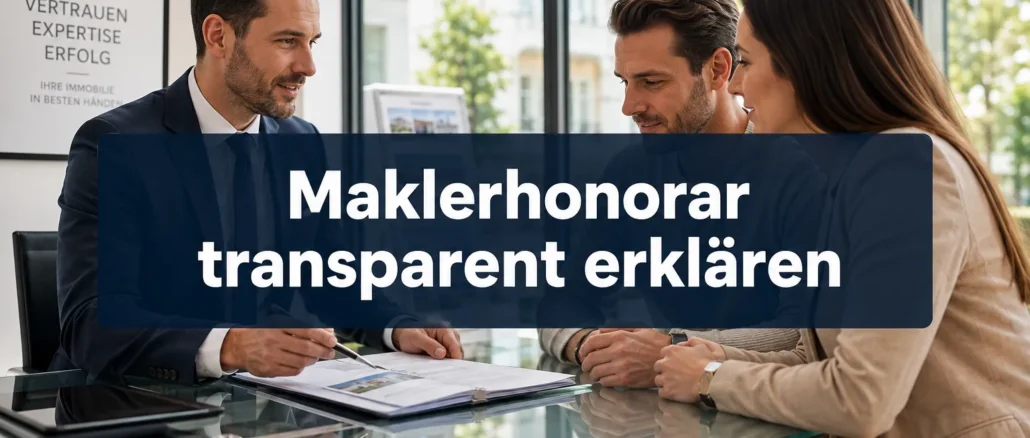 Maklerhonorar transparent erklären: Wie Sie Ihre Provision begründen und Einwände souverän lösen