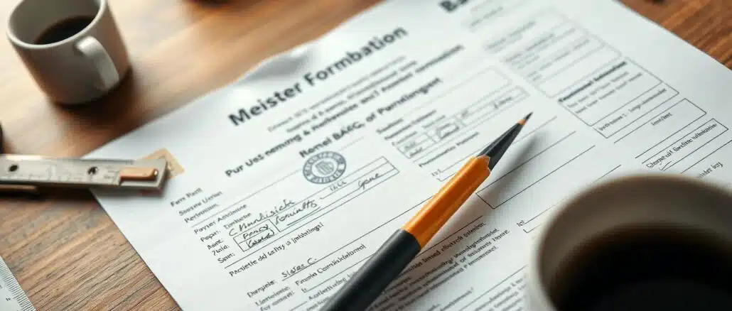 Meister BAföG Formblatt F