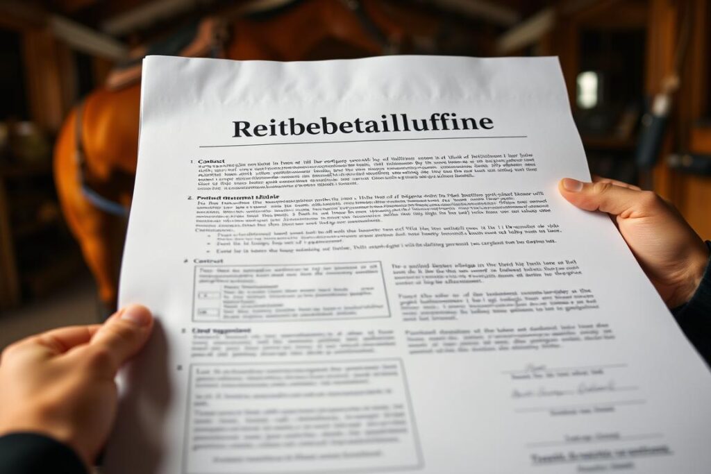 Reitbeteiligung Vertrag