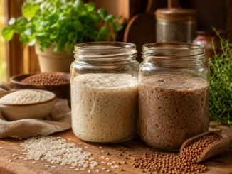 Sauerteig aus glutenfreiem Mehl züchten: Reis- und Buchweizen-Guide