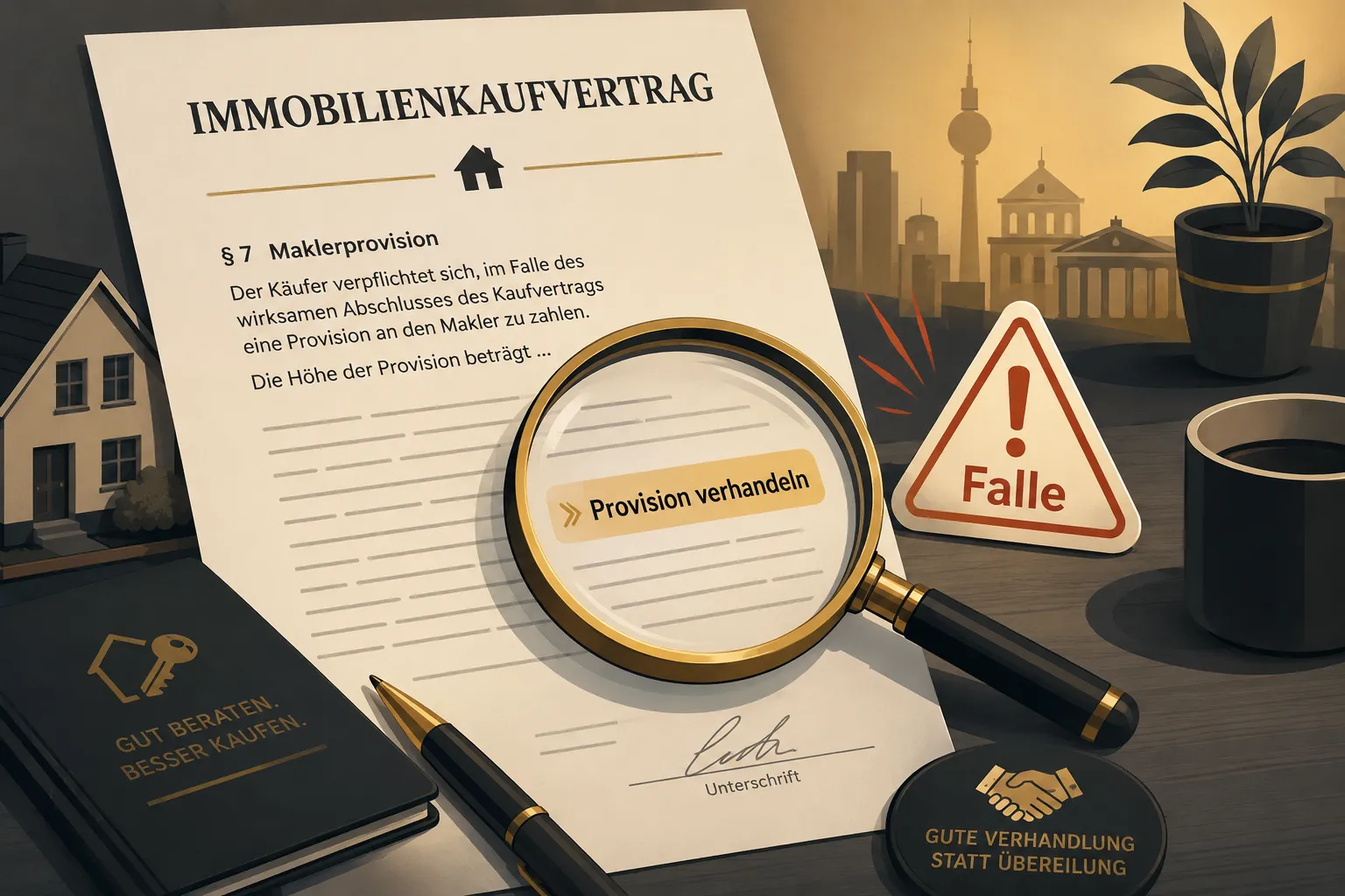 Maklergebühren sparen: Legale Wege, clevere Verhandlungsstrategien und typische Fallen für Käufer und Verkäufer 2 Typische Fallen bei Maklergebühren: Worauf sollte man achten?