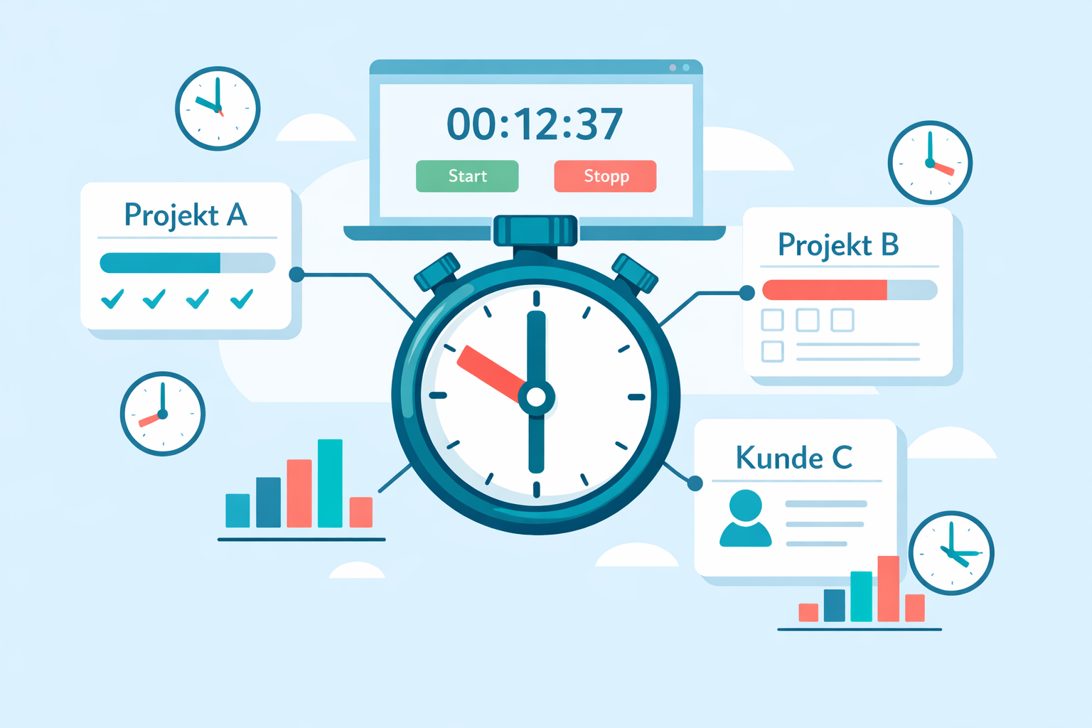 Toggl Track: So behältst du deine Arbeitszeiten und Kundenprojekte präzise im Blick 1 Was ist Toggl Track und wie funktioniert es?
