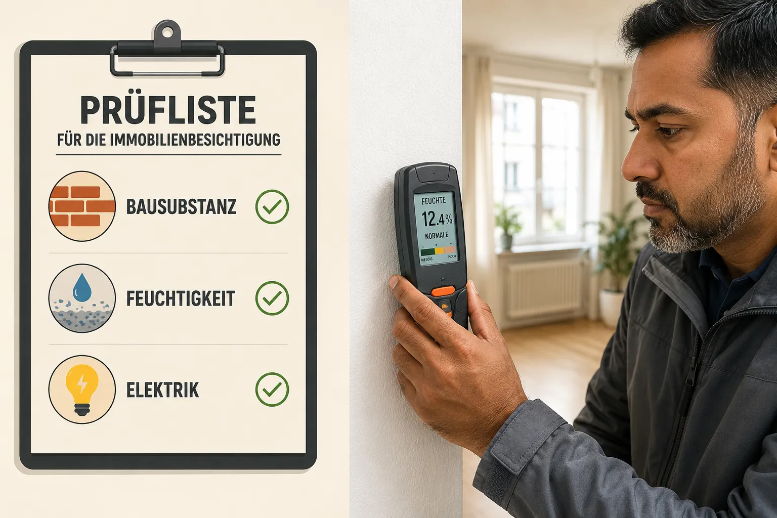 Wohnungsbesichtigung Checkliste: Was Käufer wirklich prüfen sollten – von Bausubstanz bis Hausgemeinschaft 1 Was ist bei einer Wohnungsbesichtigung wirklich wichtig?