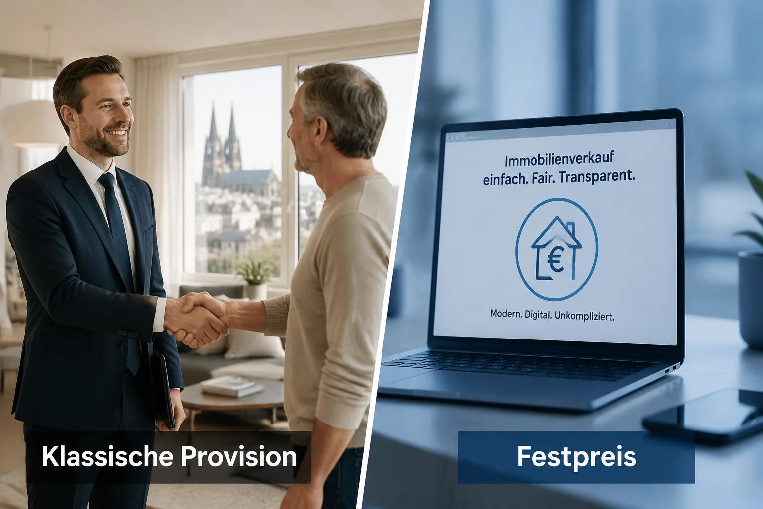 Maklerkosten im Vergleich: Klassische Provision, Pauschalhonorar und digitales Festpreismodell für Verkäufer 1 Was ist der Unterschied zwischen Maklerprovision und Pauschalhonorar?