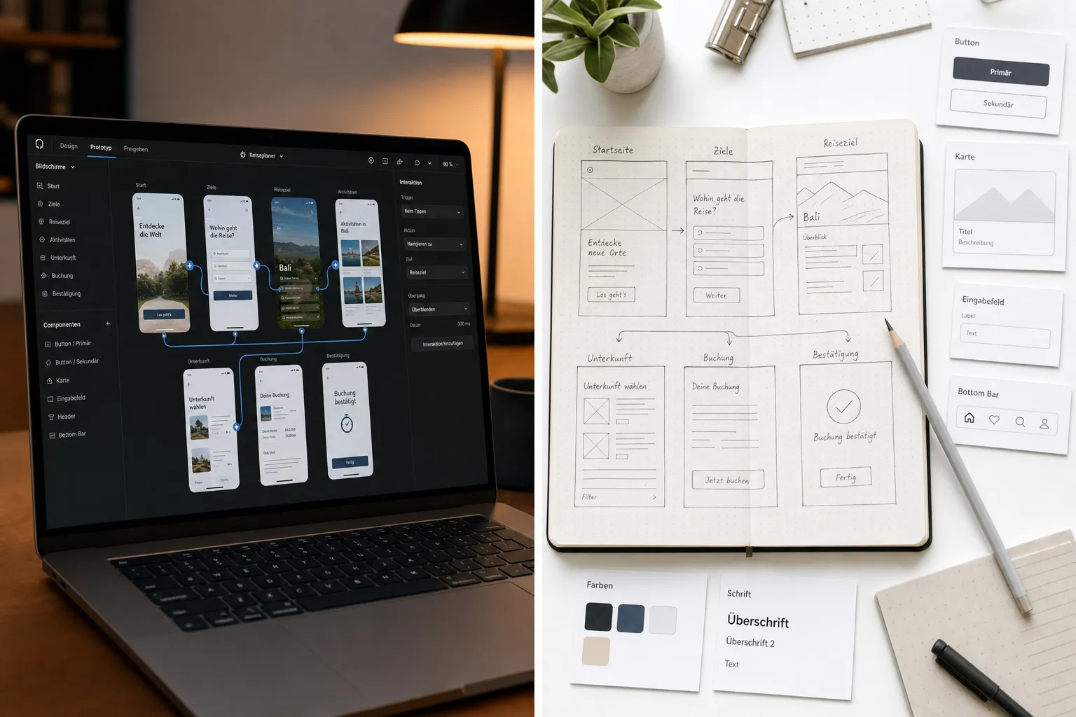 Figma: Visuelle Konzepte, Whiteboards und Designs direkt im Browser entwickeln 2 Was kann ich mit Figma gestalten? Anwendungsfälle im Überblick