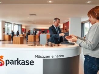 Was kostet Münzen einzahlen bei der Sparkasse?