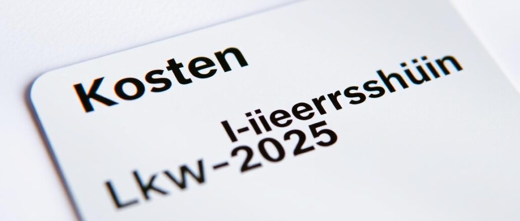 Was kostet ein Lkw-Führerschein?