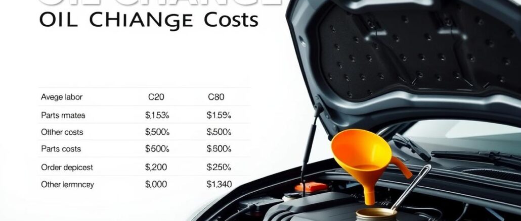 Was kostet ein Ölwechsel?