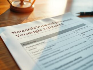 Was kostet eine notarielle Vorsorgevollmacht?