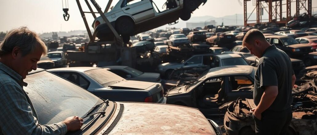 Was kostet es, ein Auto zu verschrotten?