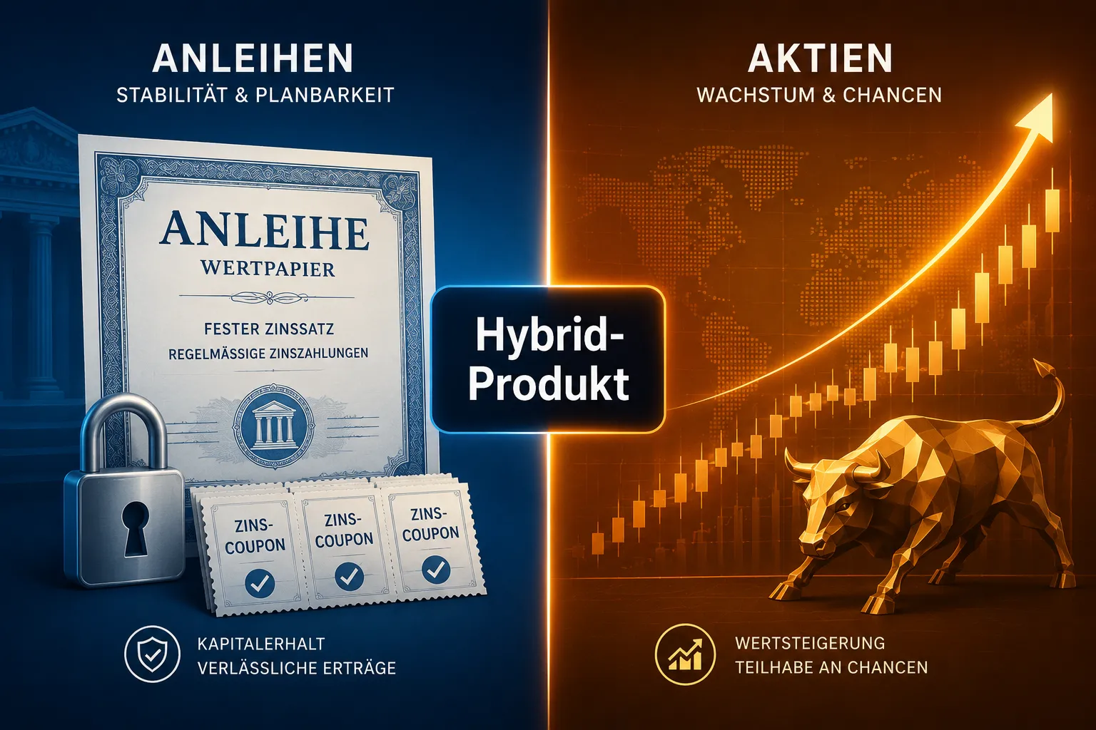 Aktienanleihen im Check: Hybridprodukt zwischen Aktie und Anleihe verständlich erklärt 1 Was sind Aktienanleihen und wie funktionieren sie?