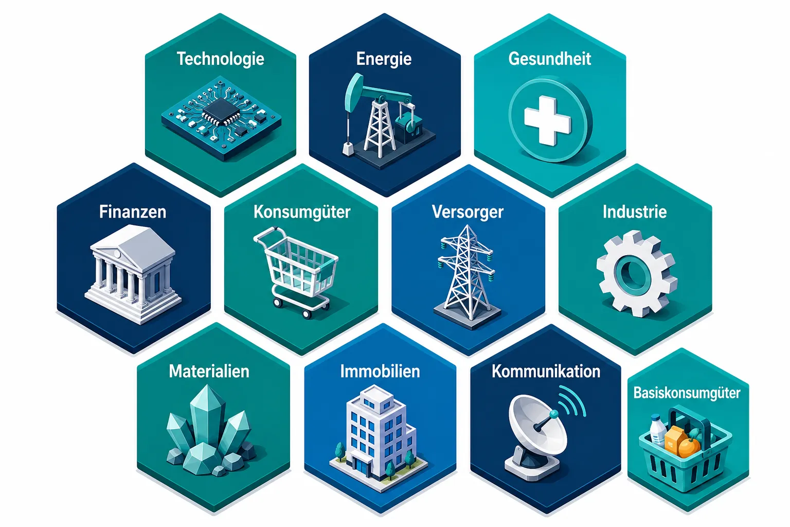 Stock Market Sectors Explained: What They Are and How to Use Sector Rotation in Your Portfolio 1 Was sind die 11 Börsensektoren und warum sind sie wichtig?