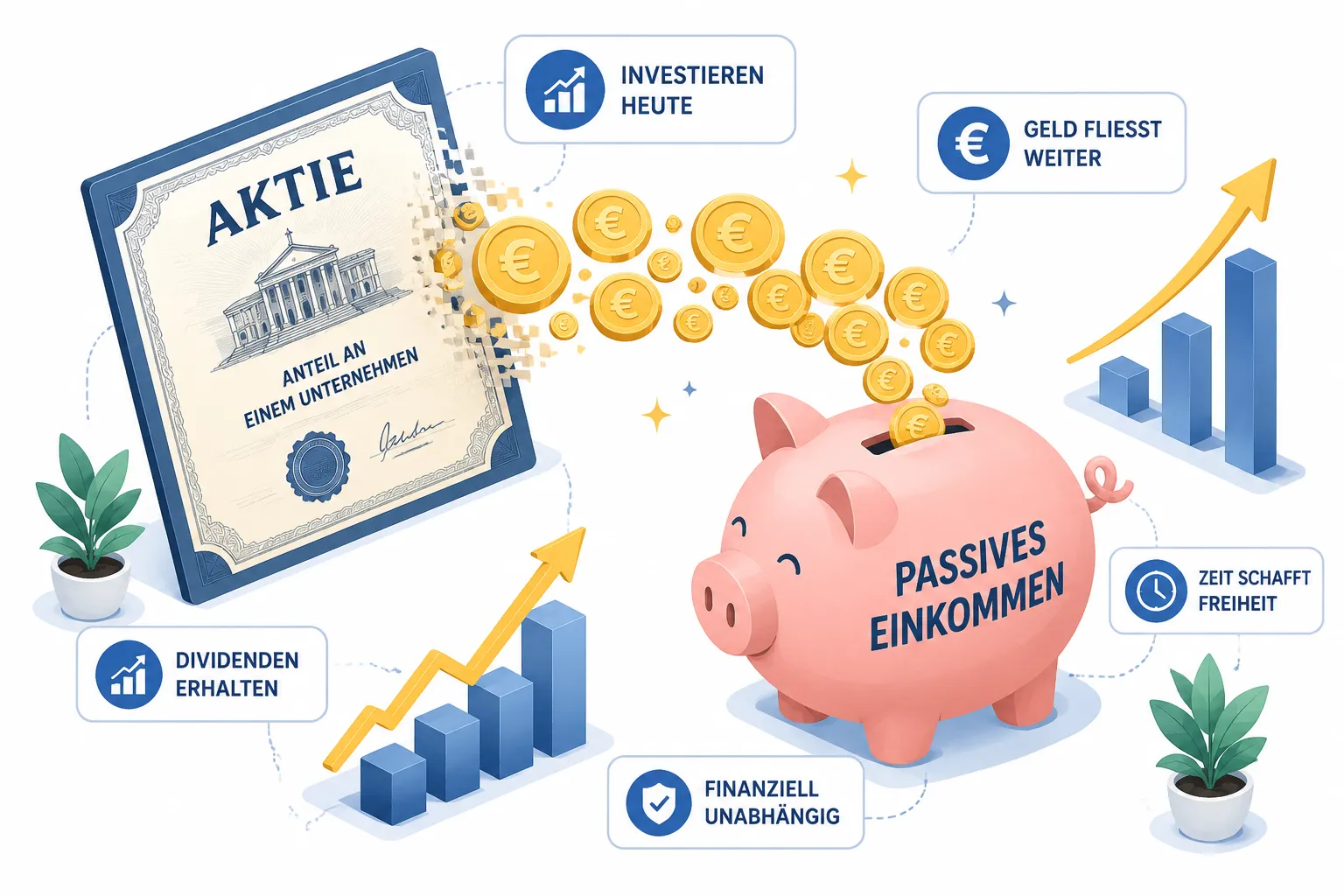 Dividendenaktien für Einsteiger: So baust du dir ein passives Einkommen mit Ausschüttungen auf 1 Welche Dividendenaktien sind am sichersten für Anfänger?