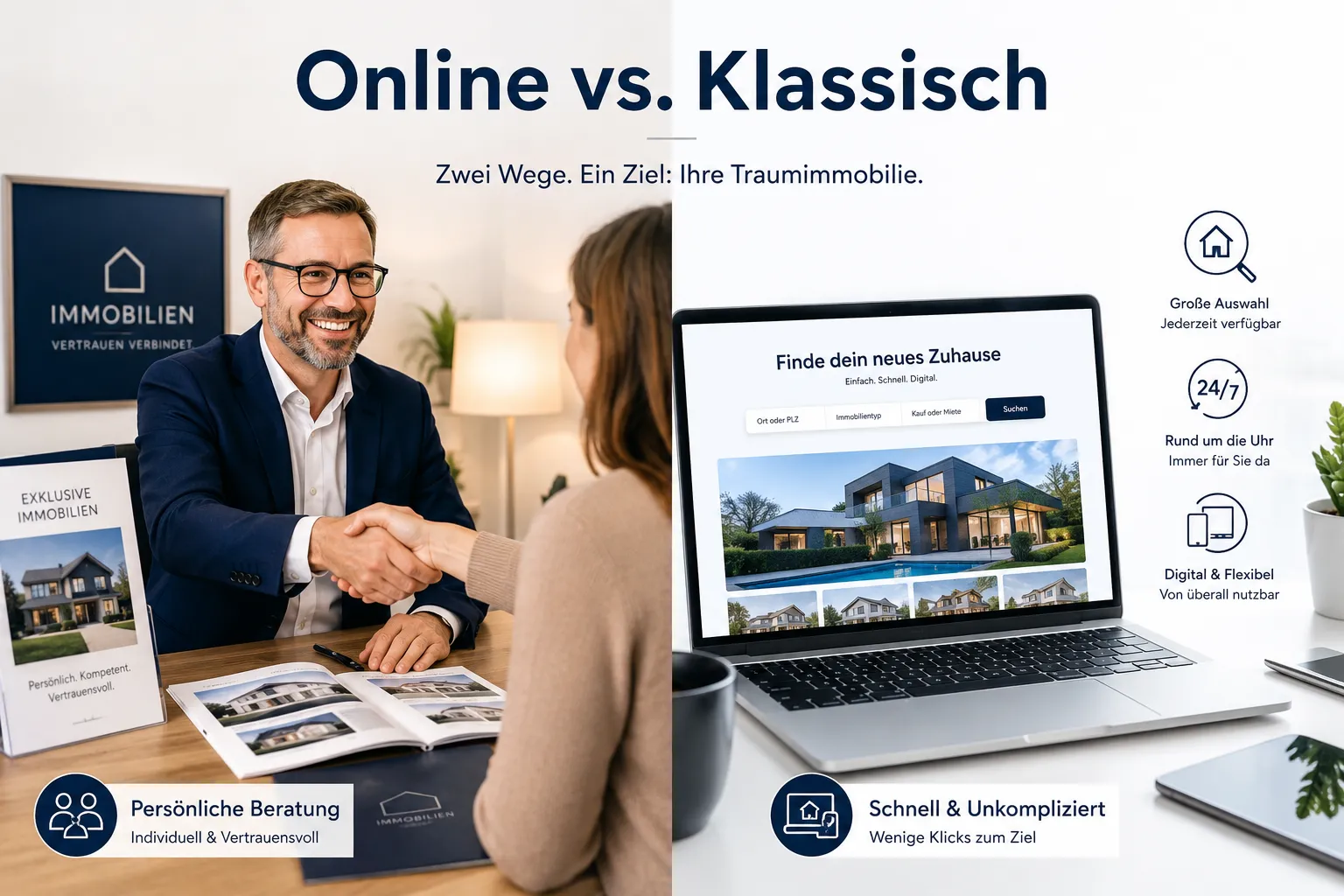 Beste Online-Immobilienmakler 2026 im Vergleich: Gebühren, Leistungen, Erfahrungen 1 Welche Gebühren verlangen Online-Makler im Vergleich zu traditionellen Maklern?