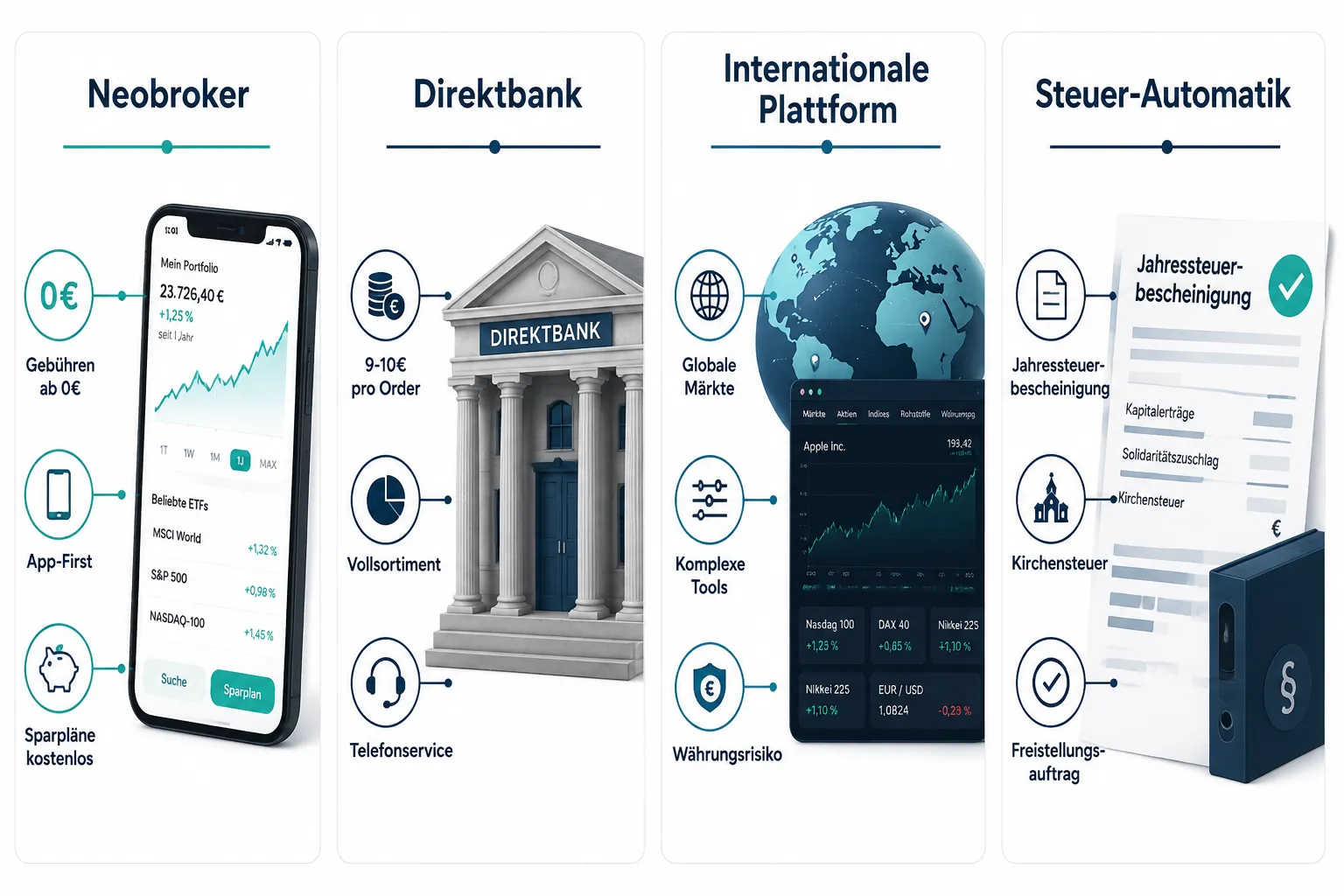 Welche Online-Broker haben die niedrigsten Gebühren für deutsche Trader?