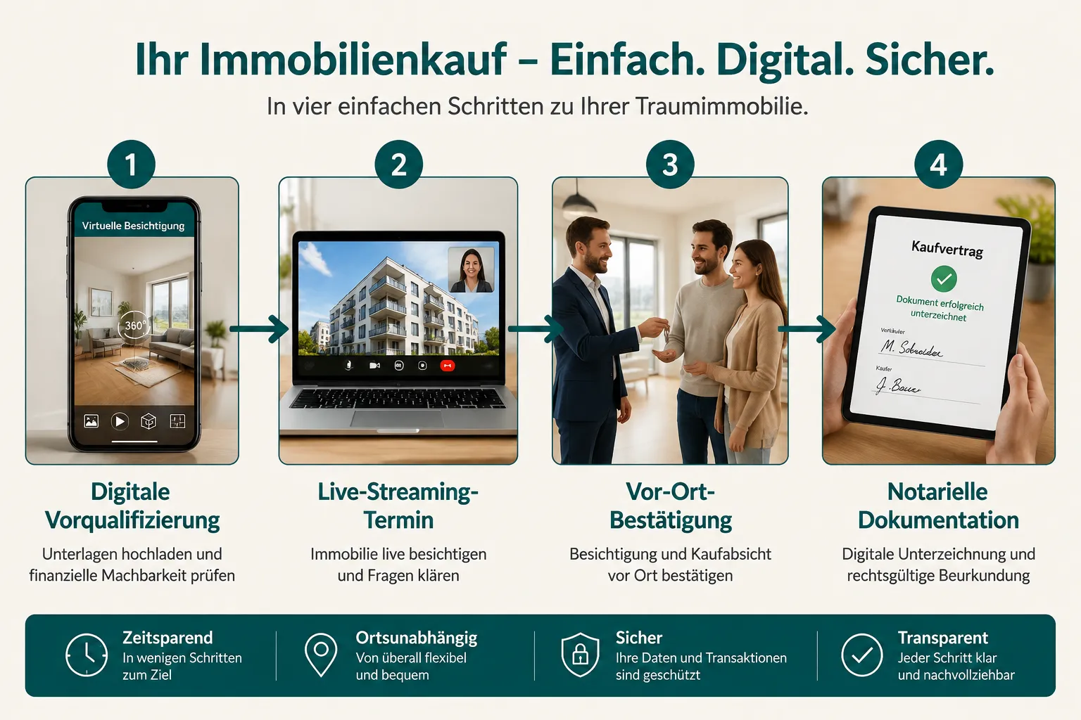 Digitale Besichtigungen für Makler: Welche Formate Interessenten 2026 wirklich überzeugen 2 Welches digitale Besichtigungsformat konvertiert am besten zu tatsächlichen Verkäufen