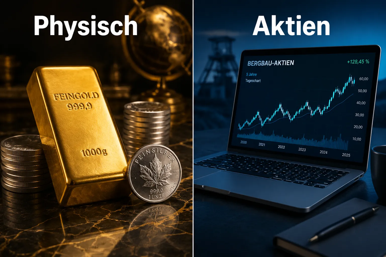 Gold- und Silberaktien vs. physische Edelmetalle: Welche Krisenabsicherung passt zu deinem Depot? 1 Wie funktionieren Gold- und Silberaktien genau?
