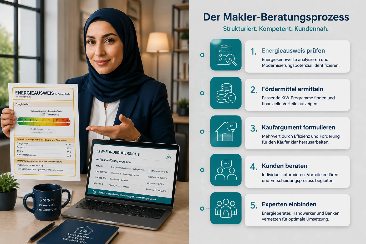 Energieeffizienz-Zertifikate und Fördermittel: Verkaufsargumente für Makler richtig nutzen 2 Wie kann ich Energieeffizienz-Zertifikate als Makler verkaufen