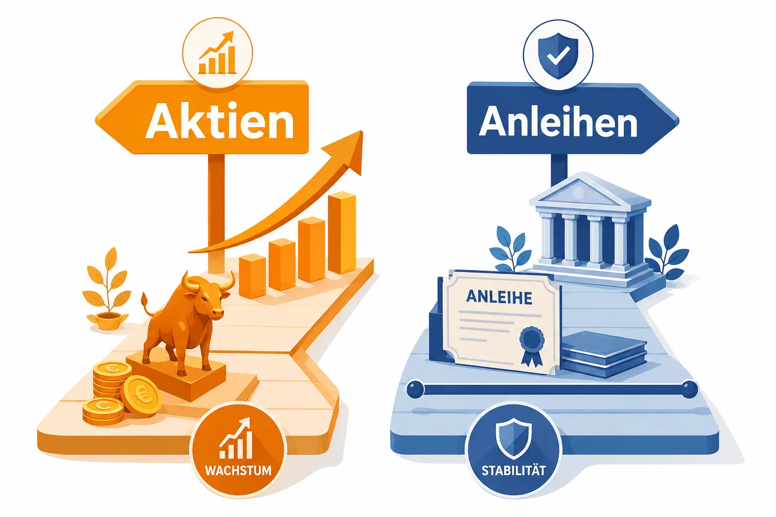 Aktie vs. Anleihe: Wie du Rendite, Risiko und Liquidität realistisch vergleichst 1 Wie schnell kann ich Aktien und Anleihen verkaufen?