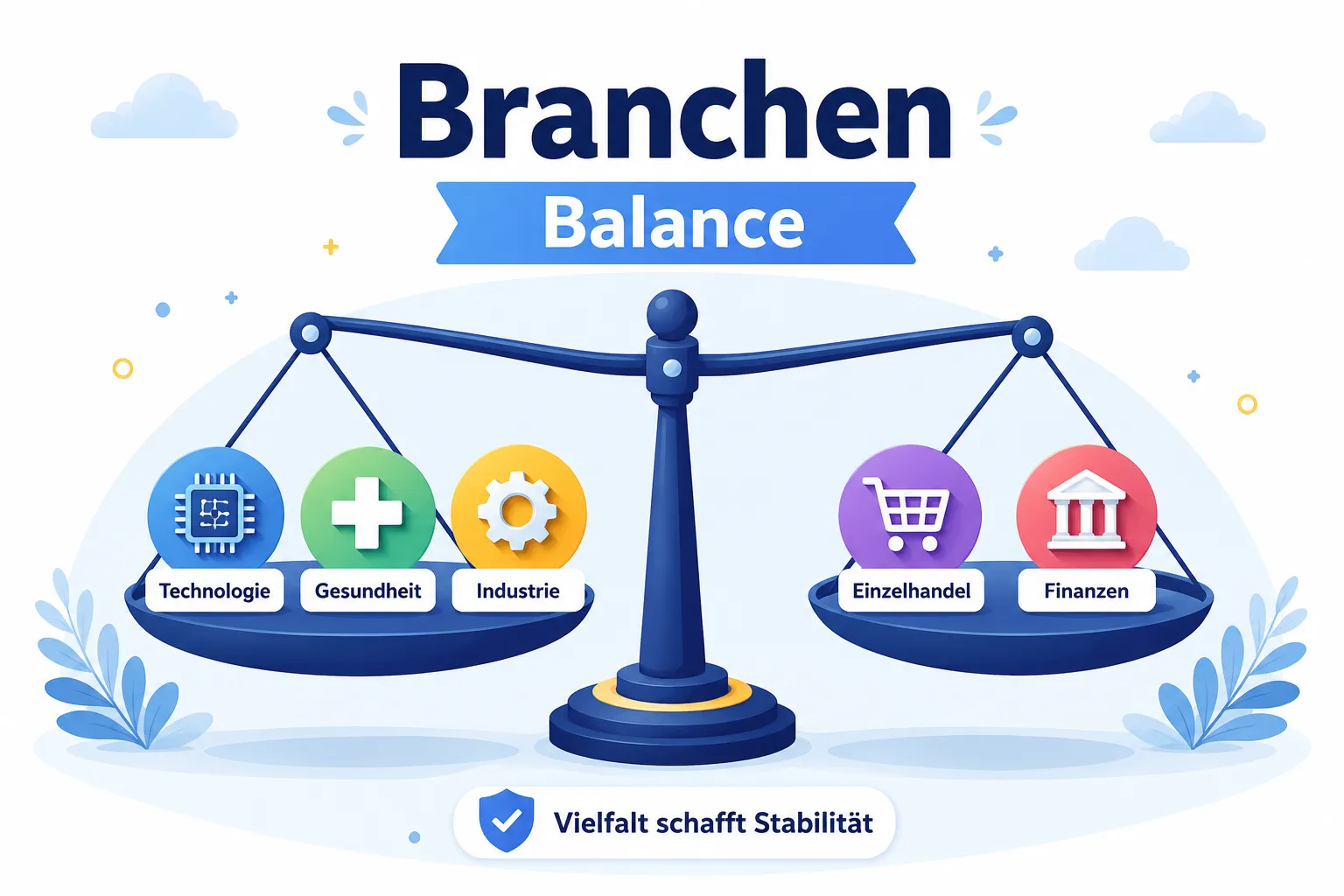 Diversifikation im Aktienportfolio: Wie viele Titel sind sinnvoll und wie streust du nach Branchen? 1 Wie verteilt man Aktien auf verschiedene Branchen richtig?