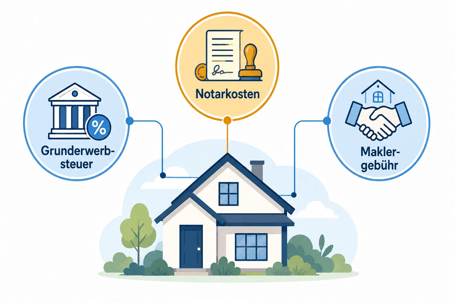 Nebenkosten beim Immobilienkauf: Vollständige Übersicht mit Beispielrechnungen für Haus, Wohnung und Neubau 1 Wie viel Prozent Nebenkosten beim Hauskauf einplanen?