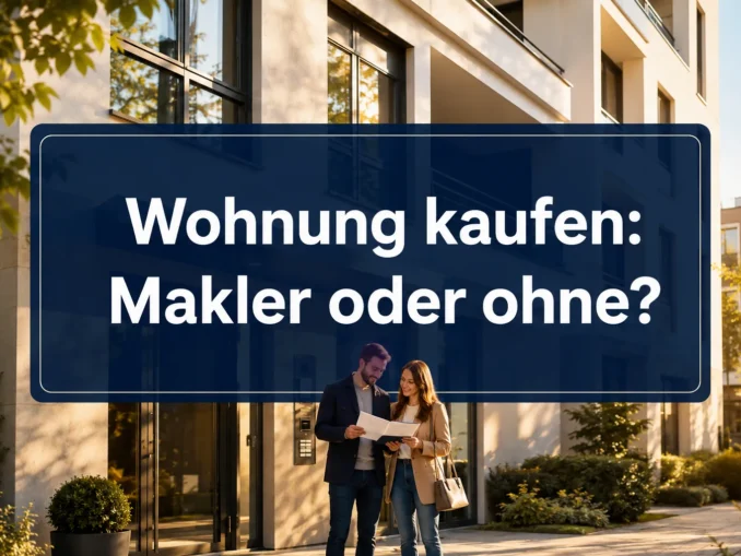 Wohnung kaufen mit Makler oder ohne? Szenarien, Kosten und Risikoanalyse speziell für Erstkäufer