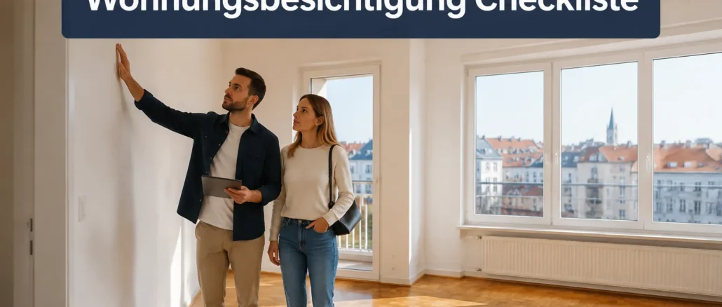 Wohnungsbesichtigung Checkliste: Was Käufer wirklich prüfen sollten – von Bausubstanz bis Hausgemeinschaft