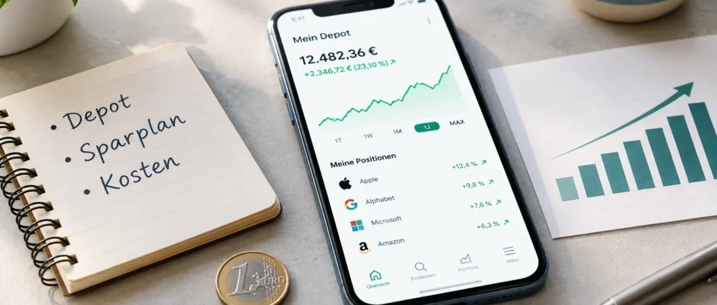 Aktien-Depot für Einsteiger: Kosten, Handelsplätze, Sparplan und Steuerfunktionen im Vergleich